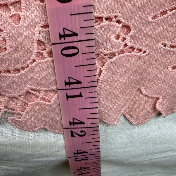 Antonio Melani Floral Detail Lace Sheath Midi‎ Dress size 10 Pink - Picture 7 of 7